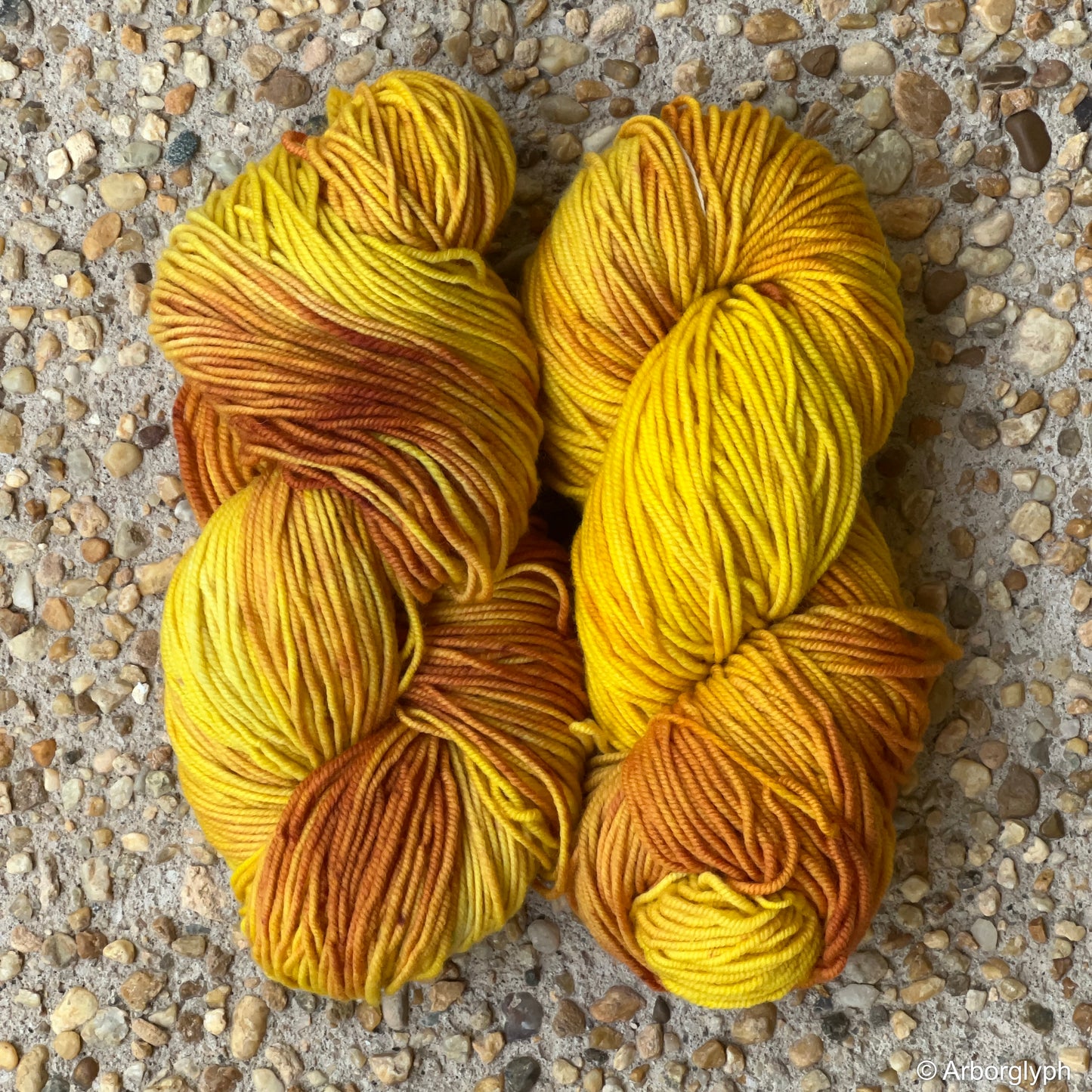 Marigold — Hand Dyed Merino Yarn