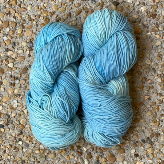 Sky — Hand Dyed Merino Yarn